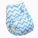 A set of reusable diapers "Machines", 3-8 kg, white, blue, 2 pcs., I crush me