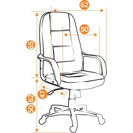 Chair CH747 black fabric 2603-3
