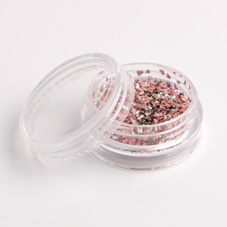 Decorative elements for the decor "stone", voluminous, copper/pink color-1