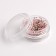 Decorative elements for the decor "stone", voluminous, copper/pink color