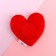 Soft magnet "Only I will open your heart", heart