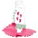 Anti -exceling bathroom mats EVERYDAY BABY, with temperature indicator, pink color, 4 pcs. 50