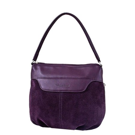 Bag bag claim. Kozh, lightning department, purple color 25x10x25cm