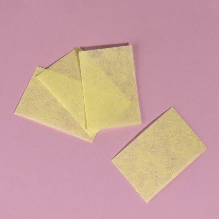 Napkins for manicure, blessed, dense, 560 pcs, 6 × 4 cm, yellow color-4