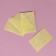 Napkins for manicure, blessed, dense, 560 pcs, 6 × 4 cm, yellow color