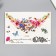 Tattoo on the body color "Flower necklace" 36.5x22 cm
