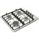 The hob Darina T1 BGM 341 11 x, gas, 4 burners, silver