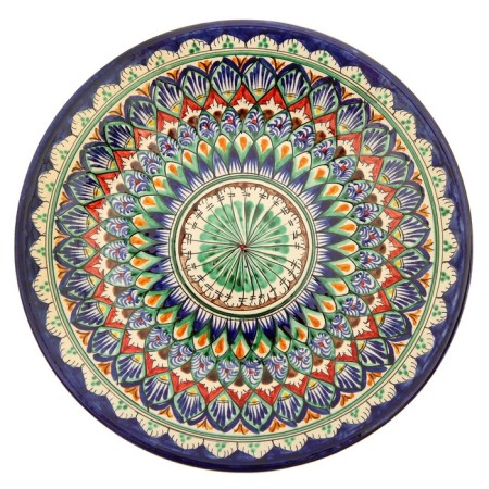 Plant of Rishtan ceramics "Patterns", 28 cm, blue-1