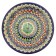 Plant of Rishtan ceramics "Patterns", 28 cm, blue