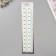 Stick plastic rhinestones "suspensions" blue 35x8 cm