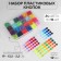 Plastic buttons, d = 12 mm, 240 pcs, in the organizer, colorful color