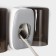 Holder for toothbrushes with a toothpaste squeezer, a glass 2 pcs, 20 × 10.2 × 6.2 cm, the color is gray