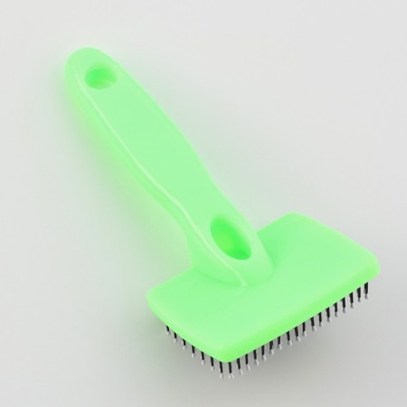 Pucker -plastic purel with rounded teeth, small, 6 x 13.5 cm, green-4