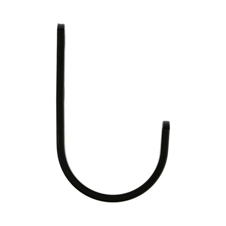 The hook is wall, universal, 100x65x20, black color-2