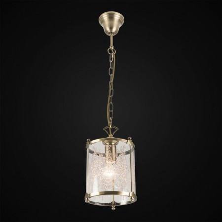 Suspended lamp Citilux "Versailles" CL408113, 19X19X40 cm, 1x75W, E27, brown color-1