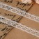 Capricon lace, 14 mm × 10 ± 1 m, white color