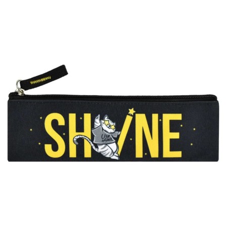 Penal soft, 1 department, 60 x 200 mm, flat, Phoenix "Cat" Black/Yellow 65312