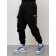 Cargo jeans male, size 44, black color