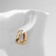 Earrings Metal "Bohemia" Bulletin Mini, Color Gold