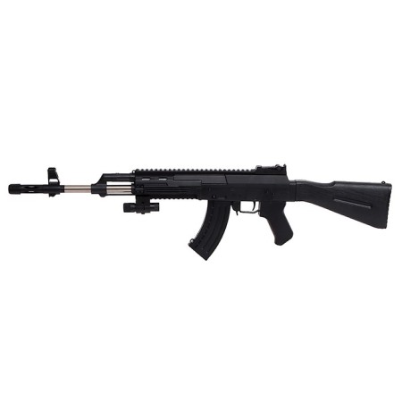 AK-47 machine gun, with a laser, black color-1