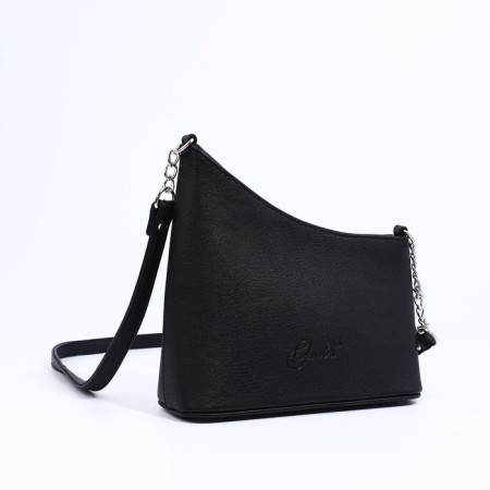 Cross-Bodi Bag "Olivi" on lightning, external pocket, black color-2