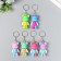 Trick rubber "Multi -colored bear" MIX 3x2x5.5 cm