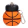 Water bottle, 550 ml, basketball ball, folding, 18 x 8.7 cm