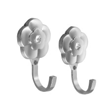 Single -rod hook for curtains Cappio KC117, bronze color, 2 pcs