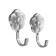 Single -rod hook for curtains Cappio KC117, bronze color, 2 pcs