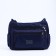 Bag Cross-Bodi with a zipper, blue color