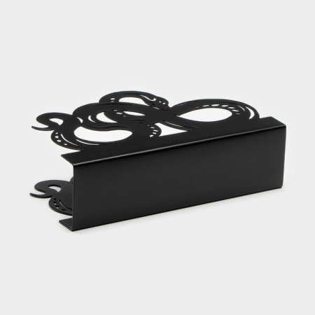 Magistro napkin "Snake", 14 × 4 × 9 cm, black color-3