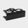 Magistro napkin "Snake", 14 × 4 × 9 cm, black color
