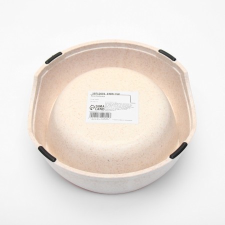 Bamboo bowl 400 ml, 17 x 6 cm, white-3