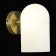 Wall lamp EVOLUCE. Sle1047-301-01. Nobilia. 1x40 watts, E14, 12x20 cm, bronze color