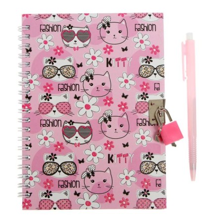 Notebook in a gift box, A5, 45 sheets, on the castle, on the crest, line, with a pen, mix-2