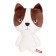 Soft toy "Dog", 21 cm