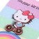A postcard with a wooden element "Happy Birthday!" Handmade, bicycle, 14.7x10.5 cm