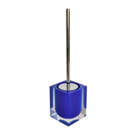 Black toilet brush, blue