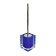 Black toilet brush, blue