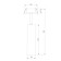 Lamp ceiling Elektrostandard, Diffe LED 8 W, 39x39x200 mm, IP20, white, black color