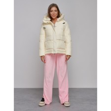 Winter jacket, size 44, light yellow color