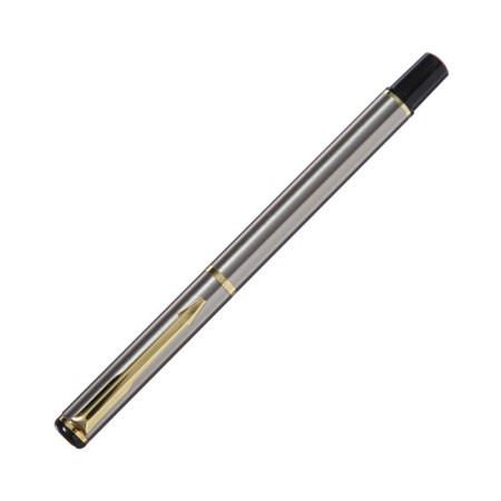 Handle Gift Roller in the leatherette case, hull silver, gold-1