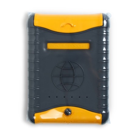 Mailbox, plastic, “standard”, with a jaw, with a lining, gray-7
