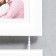 Photo frame in 3 photos 10x15 cm suspended white (plastic screen)
