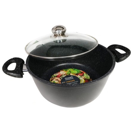 Panairo LORDOM pan, with a lid, the handle Soft-Touch, 3.3 liters-1