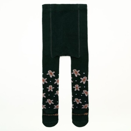 New Year. Pantyhose crumb I "gingerbread", green, height 62-68 cm-3