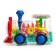 The locomotive "gears", light and sound effects, works from batteries
