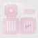 Gift box for flowers with a vase and PVC windows folding, packaging, with love 23 x 30 x 23 cm