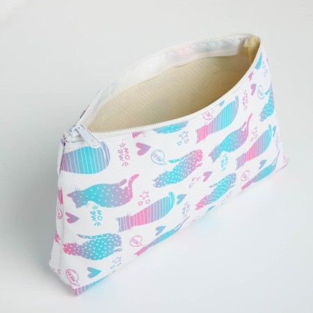 Cosmetic bag with lightning, white/multi -colored color-2