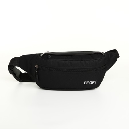 Board belt on lightning, 2 external pockets, black color-2